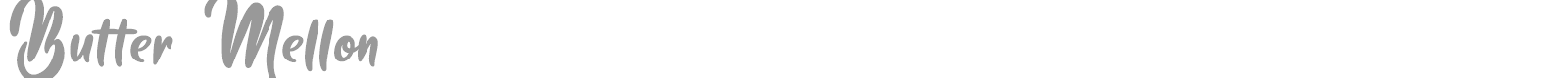 Butter Mellon font preview